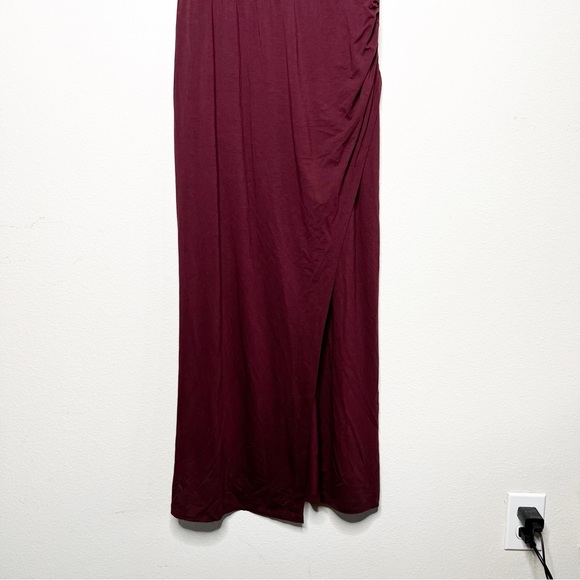 NWT Boden Column Jersey Maxi Dress Dark Burgundy Size 6 Regular - Picture 5 of 9